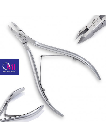 OMI PRO-LINE CĄŻKI CL-203 CUTICLE NIPPERS JAW12/4MM LAP JOINT